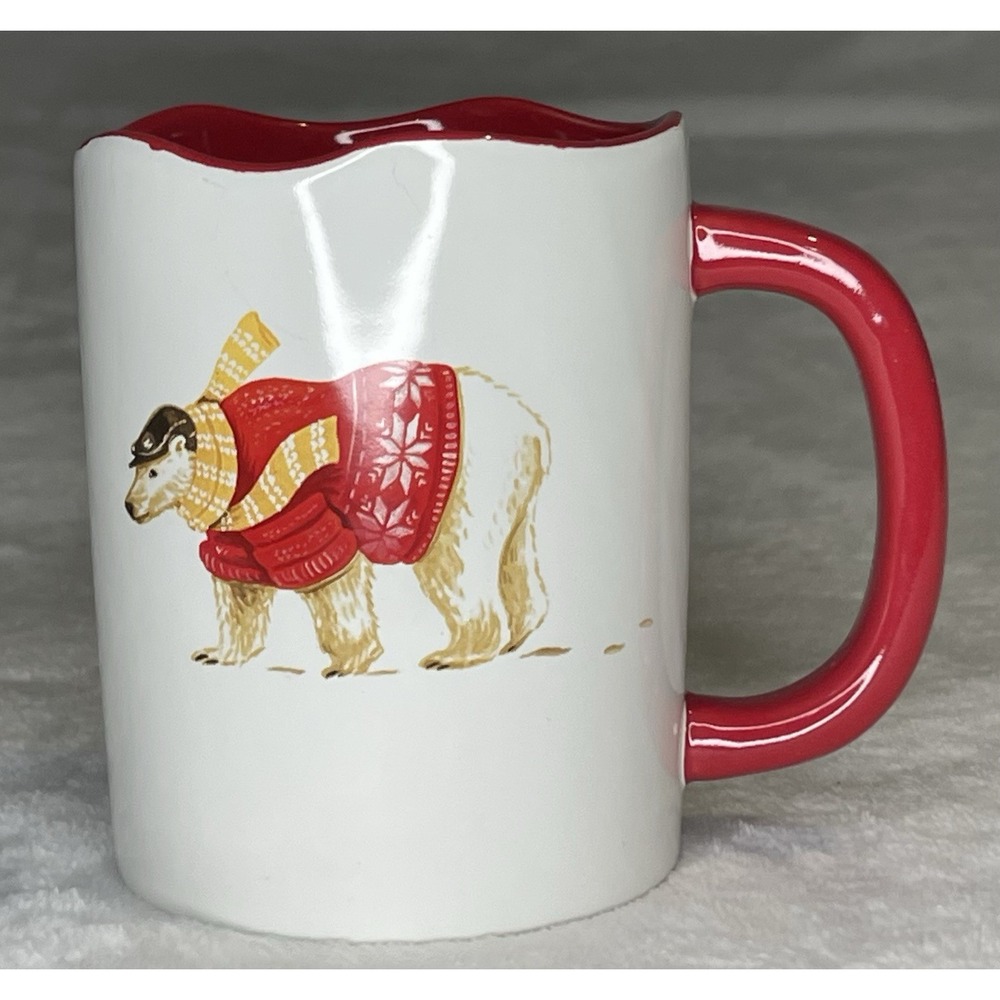 Sketchbook Series Magenta Baby Its Cold Outside 12 oz. Coffee Mug Cup Christmas